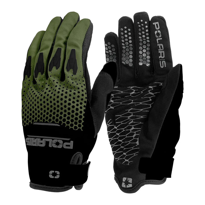 Polaris Throttle Gloves, Olive | 2866410