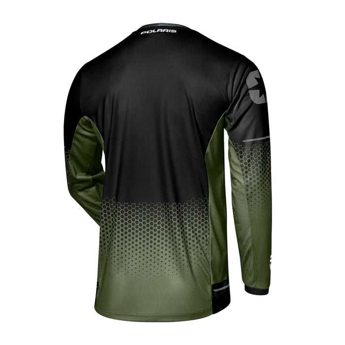 Polaris Youth Throttle Jersey, Olive | 2866416
