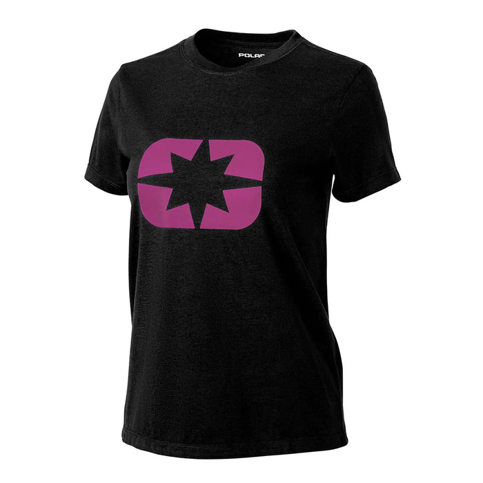 Polaris Women's Icon Tee, Black/Pink | 2866444