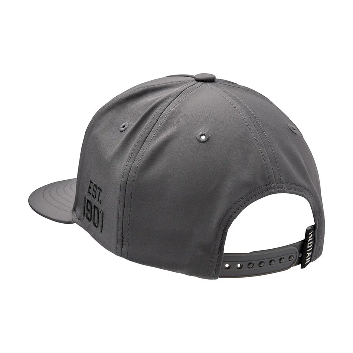 Indian Motorcycle Headdress Print Flat Peak Cap, Gray | 2866490