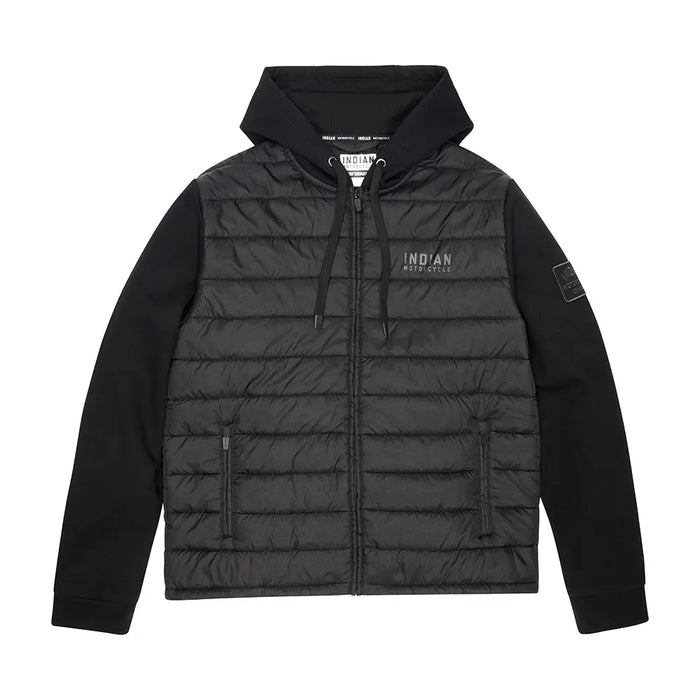 Indian Motorcycle Men's Graham Hooded Jacket, Black | 2866532