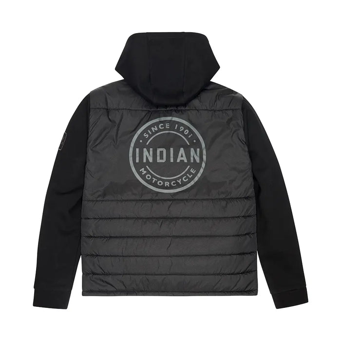 Indian Motorcycle Men's Graham Hooded Jacket, Black | 2866532