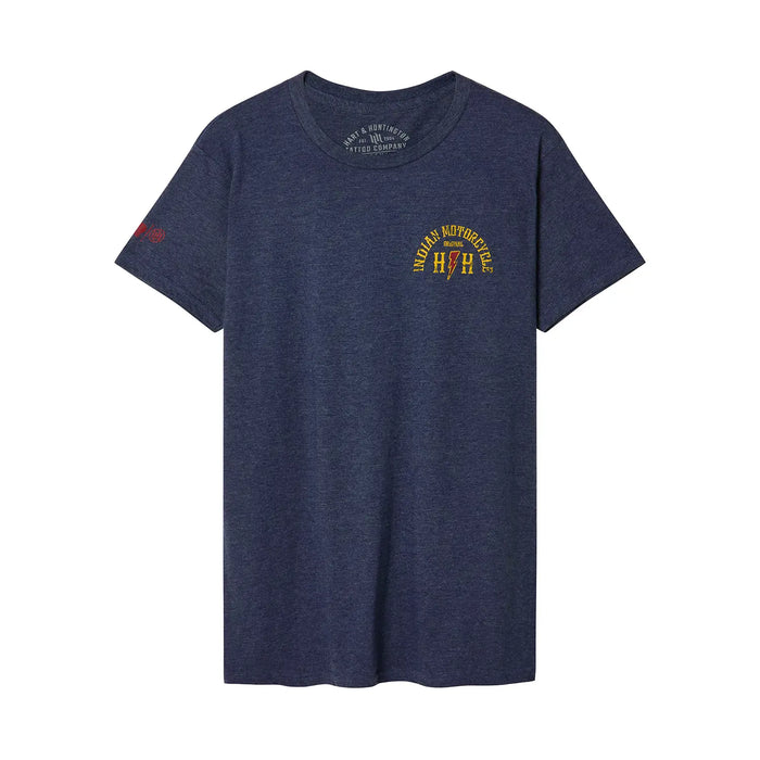 Indian Motorcycle Men's IMC X HH Risk Takers T-Shirt, Navy | 2866549