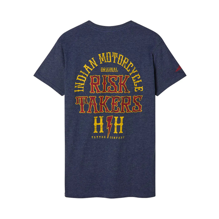 Indian Motorcycle Men's IMC X HH Risk Takers T-Shirt, Navy | 2866549