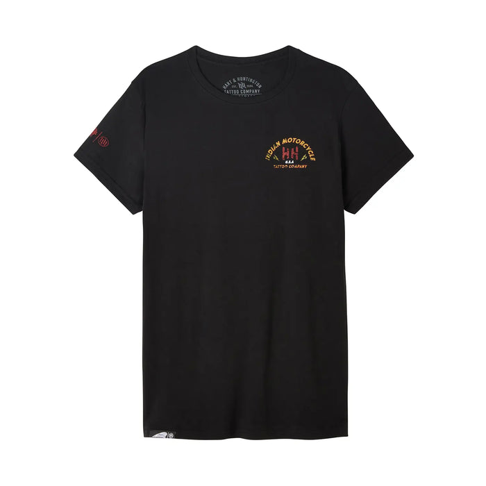 Indian Motorcycle Men's IMC X HH Spark Plug T-Shirt, Black | 2866550
