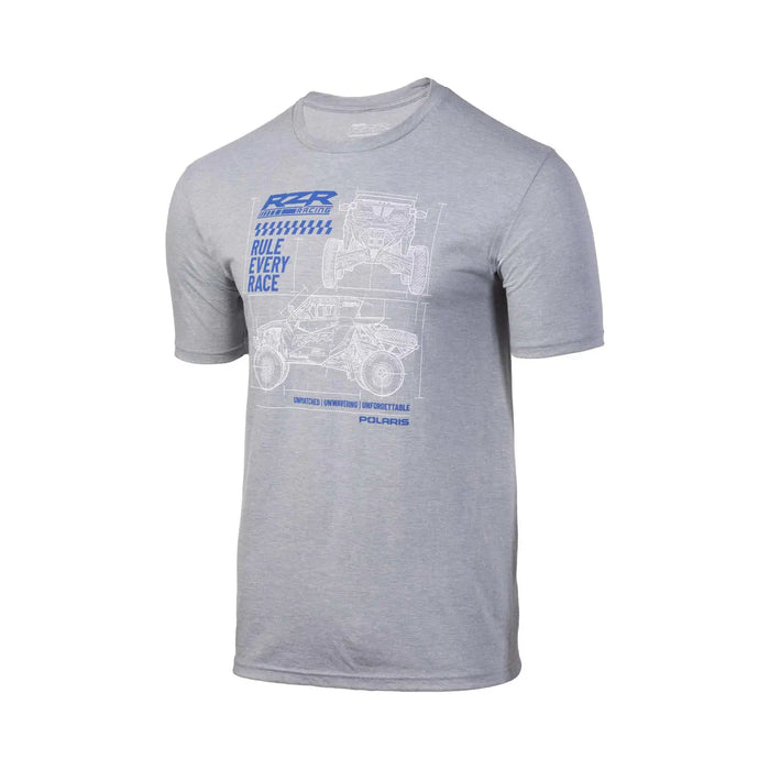 Polaris Men's RZR Racing Spec T-Shirt, Gray | 2866581