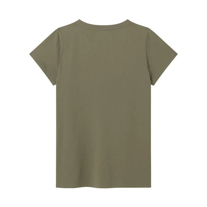 Indian Motorcycle Women's Essential Script Logo T-Shirt, Green | 2866601