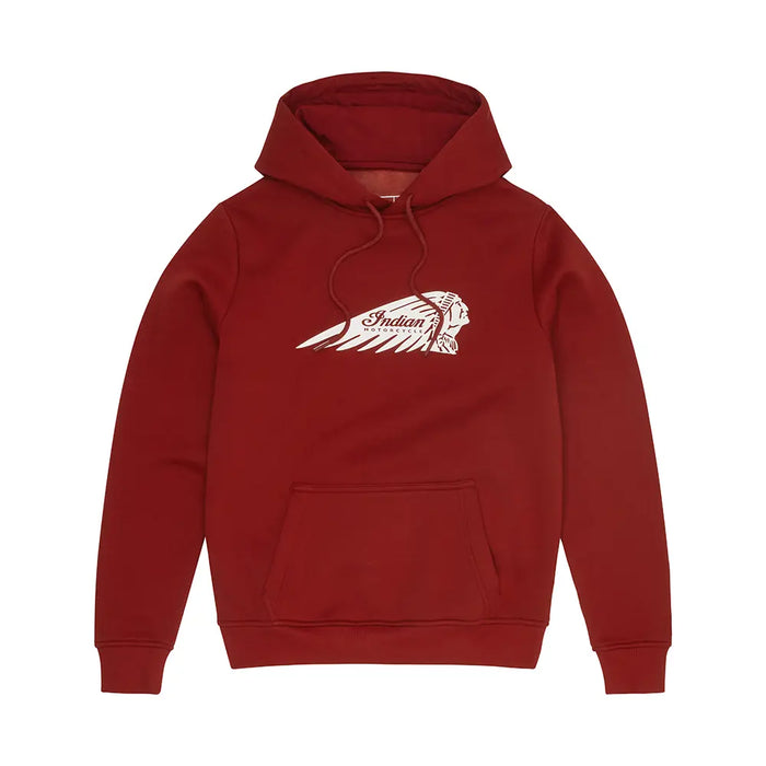 Indian Motorcycle Women's Essential Script Logo Hoodie, Red | 2866605