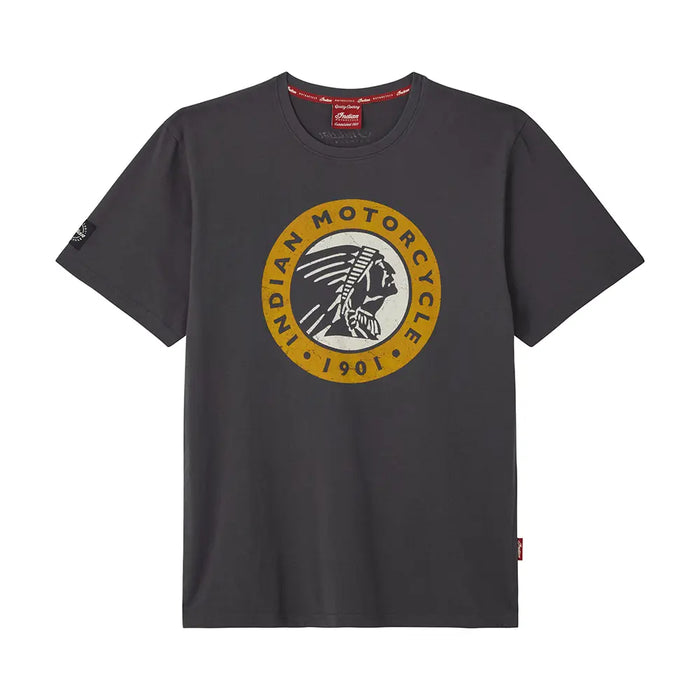 Indian Motorcycle Men's Icon T-Shirt, Gray | 2866606