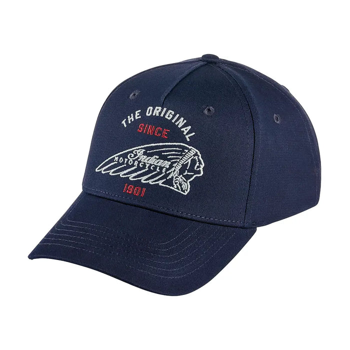 Indian Motorcycle Original Headdress Embroidery Cap, Navy | 2866639