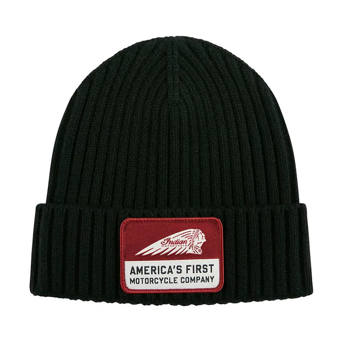 Indian Motorcycle Fisherman's Beanie, Black | 2866643