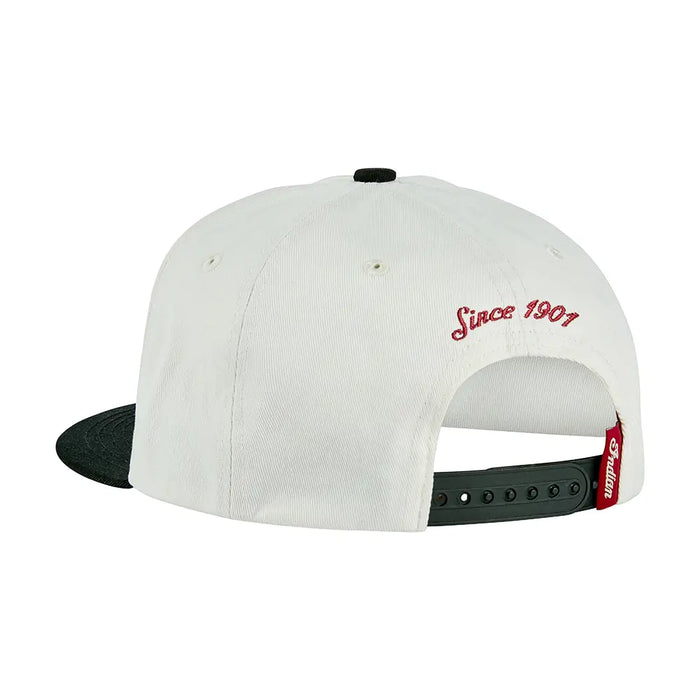 Indian Motorcycle Headdress Contrast Flat Peak Cap, White | 2866645