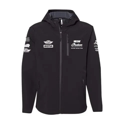 Indian Motorcycle Race Replica Soft Shell Jacket, Black | 2866691