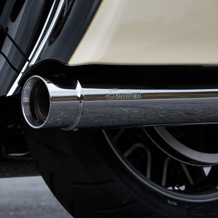 Indian Motorcycle Straight Exhaust Tips, Black | 2880671-266