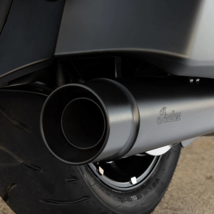 Indian Motorcycle Straight Exhaust Tips, Black | 2880671-266