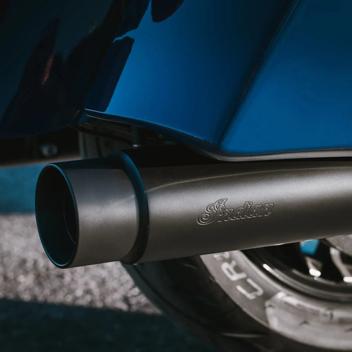 Indian Motorcycle Straight Exhaust Tips, Black | 2880671-266