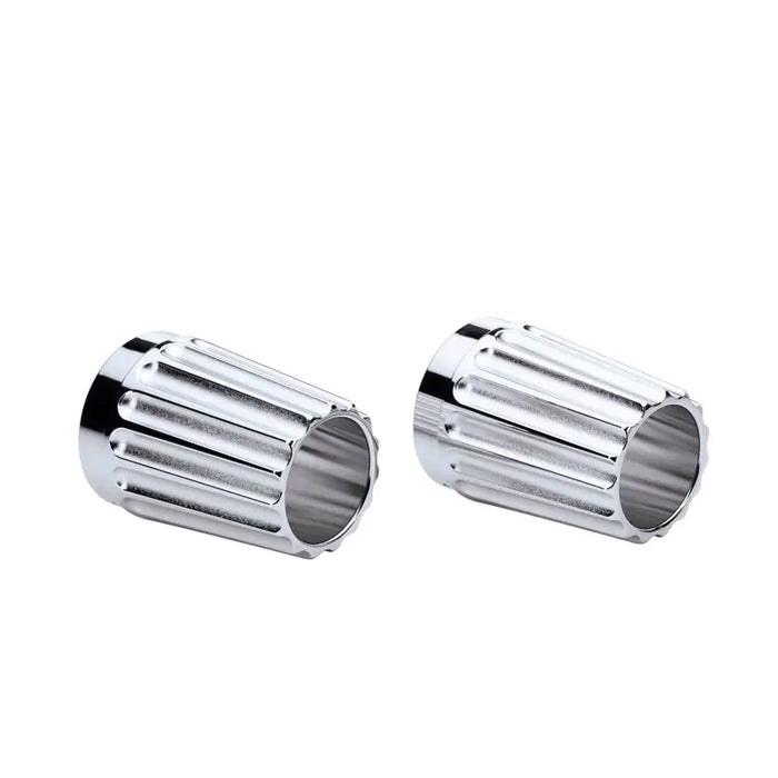 Indian Motorcycle Grooved Exhaust Tips, Chrome | 2880799-156