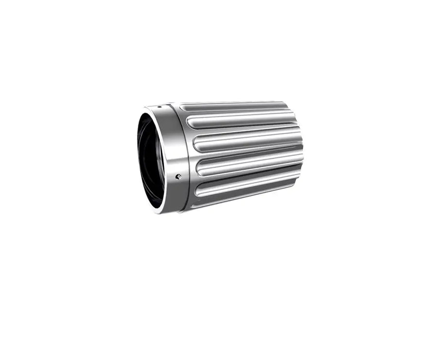 Indian Motorcycle Grooved Exhaust Tips, Chrome | 2880799-156