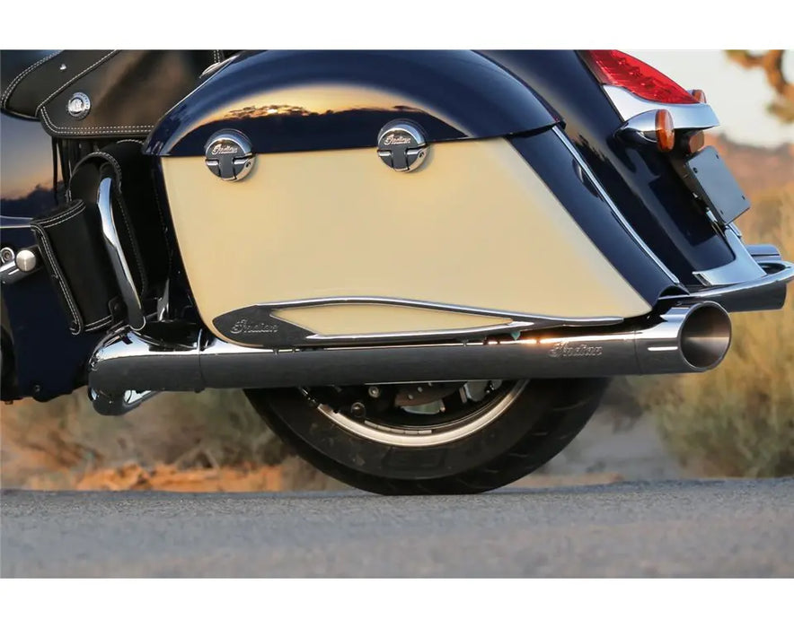 Indian Motorcycle Pinnacle Saddlebag Protector Rails, Chrome | 2880917-156
