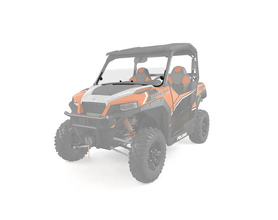 Polaris Lock & Ride Half Windshield - Poly | 2881111