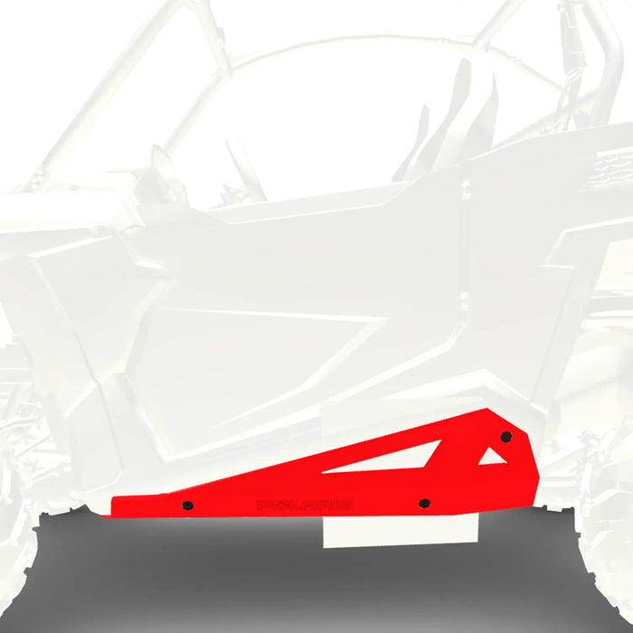 Polaris Low Profile Rock Sliders, 2-Seat, Indy Red | 2881587-293