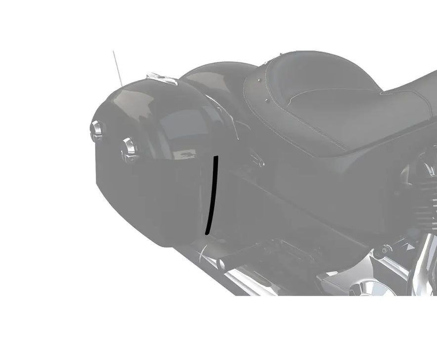 Indian Motorcycle Saddlebag Trim in Black, Pair | 2881769