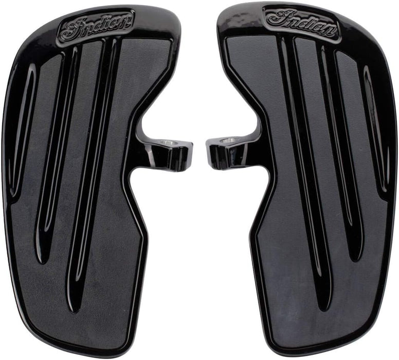 Indian Motorcycle Rider Floorboards with Inlays, Gloss Black | 2883056-266