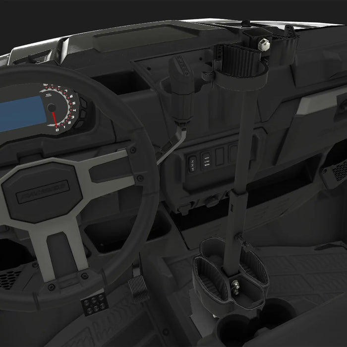 Polaris In-Cab Front Gun Mount, for RANGER, Holds 2 Guns | 2883263