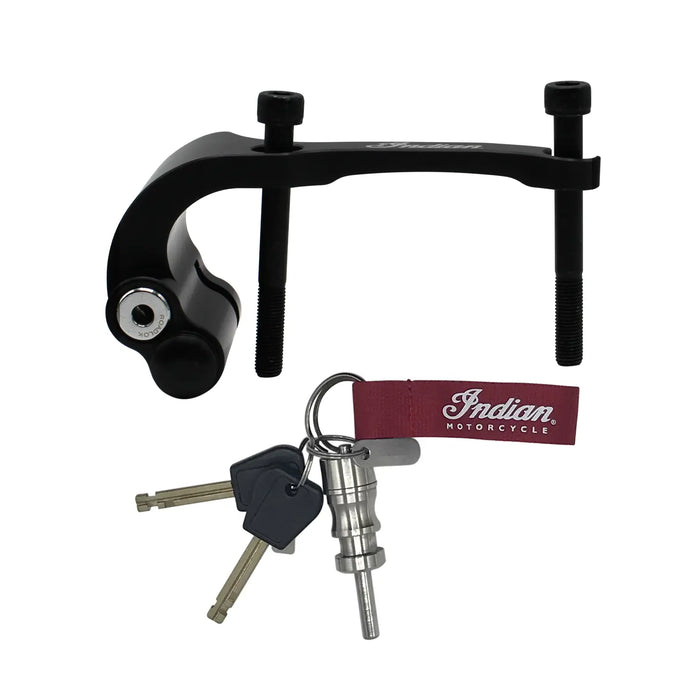 Indian Motorcycle Front Wheel Disc Lock, Black | 2883508