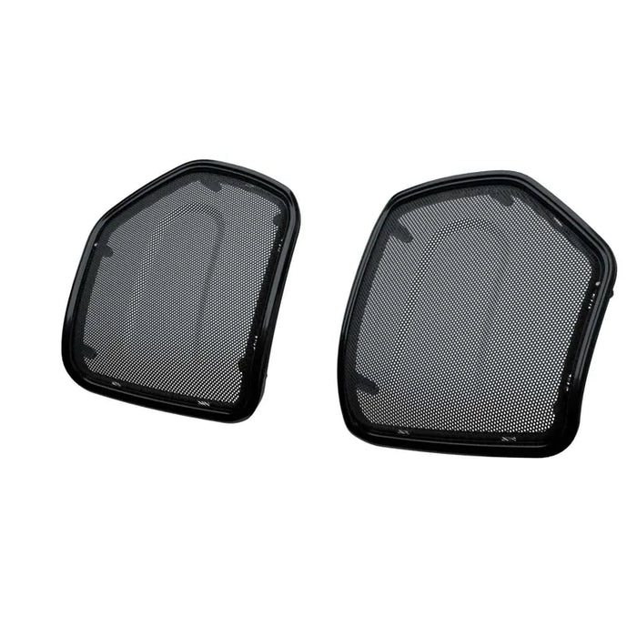 Indian Motorcycle PowerBand Audio Saddlebag Speaker Bezels, Pair, Thunder Black | 2883665-266