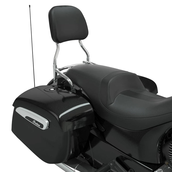Indian Motorcycle Passenger Backrest Pad, Black | 2883728-VBA - Bair's Powersports