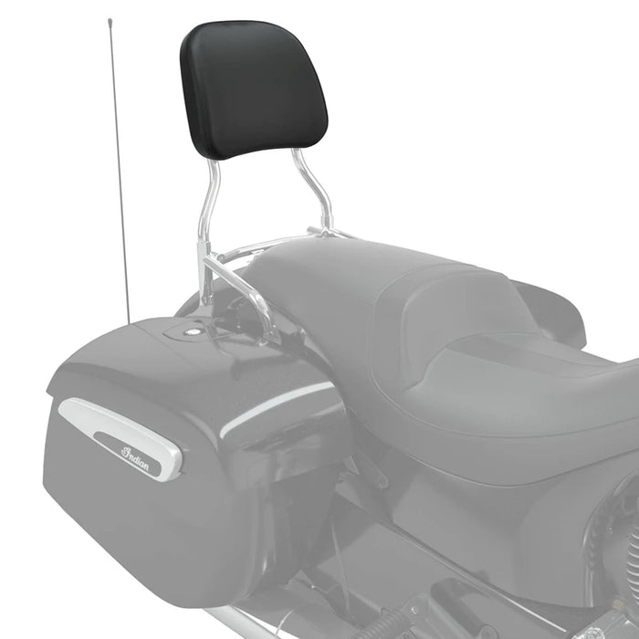 Indian Motorcycle Passenger Backrest Pad, Black | 2883728-VBA - Bair's Powersports