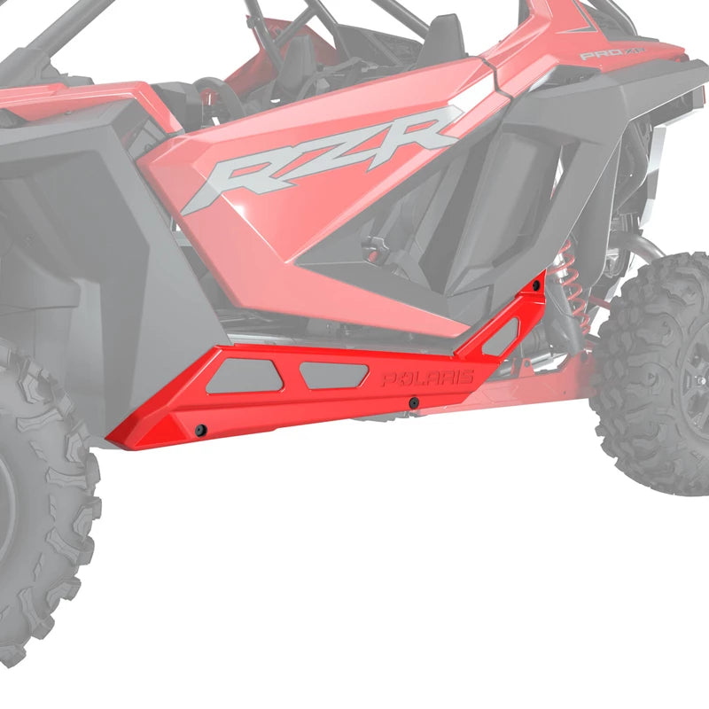 Polaris Low Profile Rock Sliders, 2-Seat, Indy Red | 2890394-293