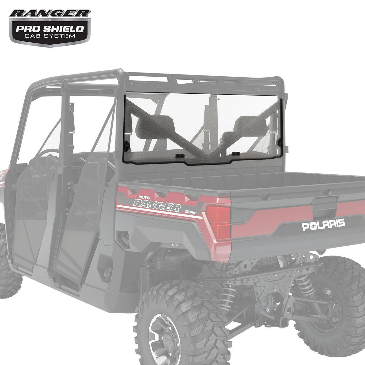 Polaris Lock & Ride® Rear Panel, Poly | 2883773 — Bair's Powersports Online