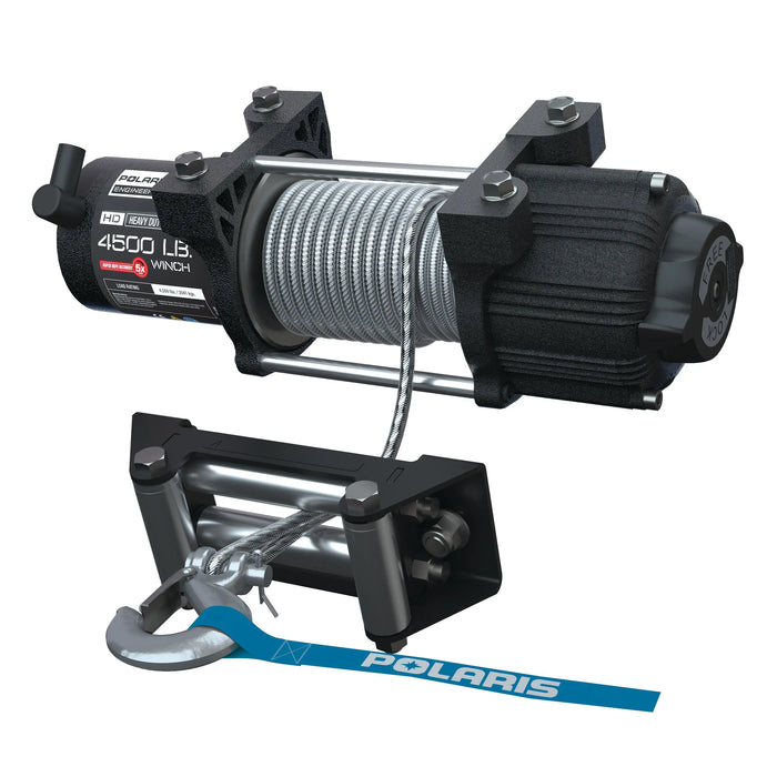 Polaris Pro Series 4,500 lb. Winch with Rapid Rope Recovery | 2883861