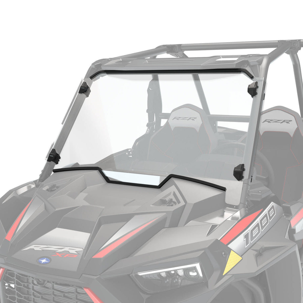 Polaris Lock & Ride Full Windshield - Hard Coat Poly | 2884018