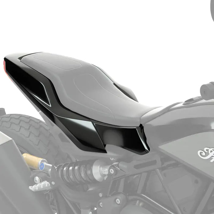 Indian Motorcycle Tracker Seat Base Cowl, Gloss Black | 2884145-266