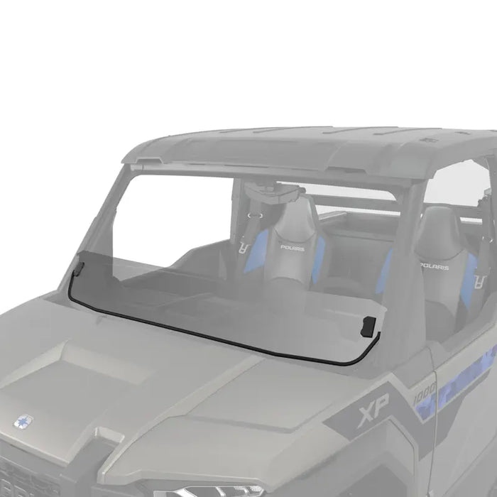 Polaris Lock & Ride Half Windshield - Hard Coat Poly | 2884411