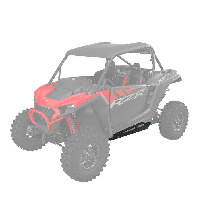 Polaris Low Profile Rock Sliders, 2-Seat, Black | 2884472-458