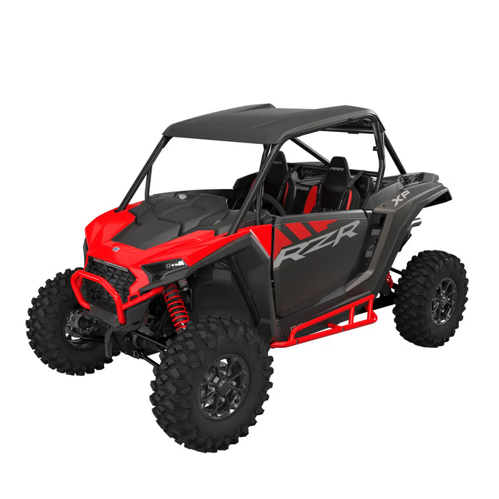 Polaris Heavy Duty Kick Out Rock Sliders, 2-Seat, Red | 2884473-293