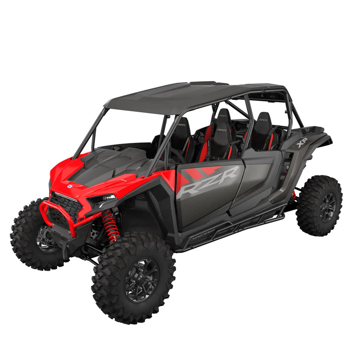Polaris Heavy Duty Kick Out Rock Sliders, 4-Seat, Black | 2884512-458
