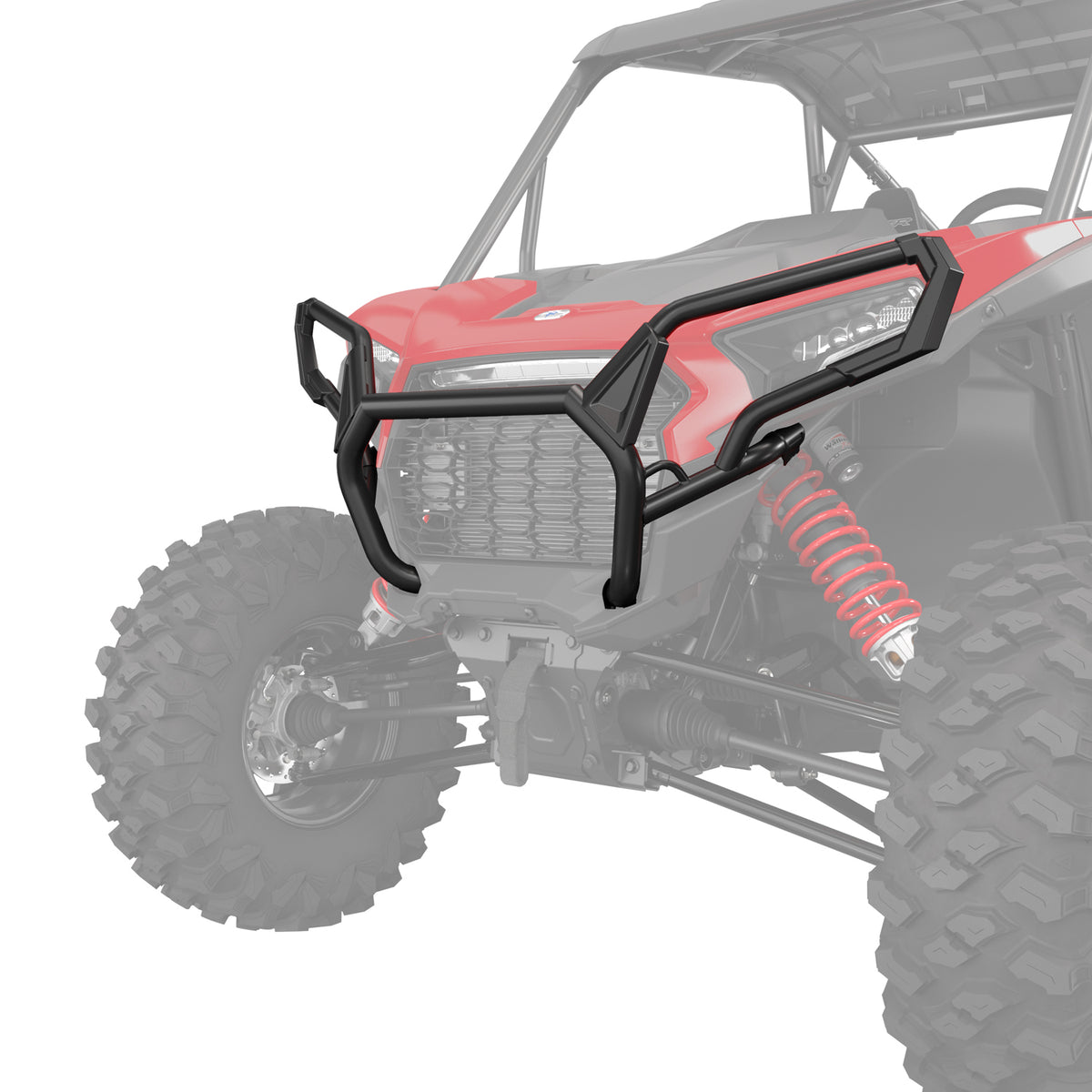 Polaris Front High Coverage Bumper, Black | 2884513-458 — Bair's