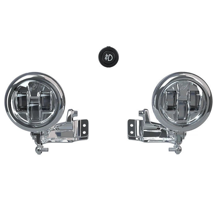 Indian Motorcycle Pathfinder S LED Driving Lights Mount | 2884711-156 - Bair's Powersports