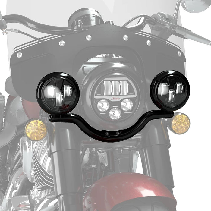 Indian Motorcycle Pathfinder S Driving Light Mount, Black | 2884775-266 - Bair's Powersports