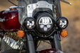 Indian Motorcycle Pathfinder S Driving Light Mount, Black | 2884775-266 - Bair's Powersports
