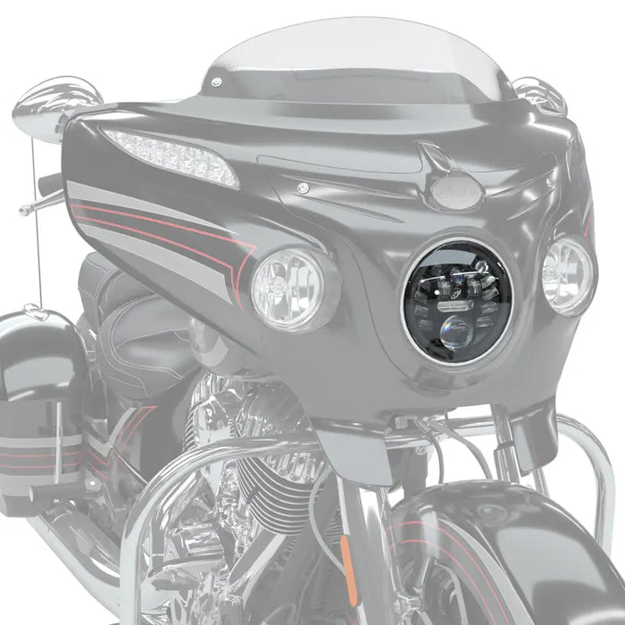 Indian Motorcycle Pathfinder Adaptive LED Headlight, Black | 2884860-266