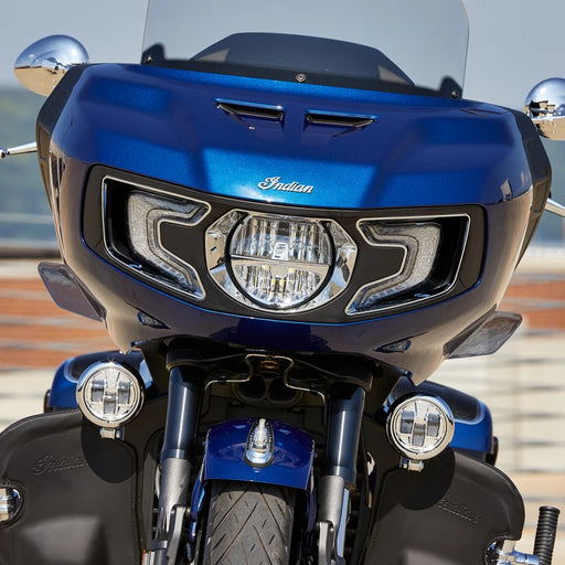 Indian Motorcycle Pathfinder S LED Driving Lights Mount, Black | 2884899-266 - Bair's Powersports