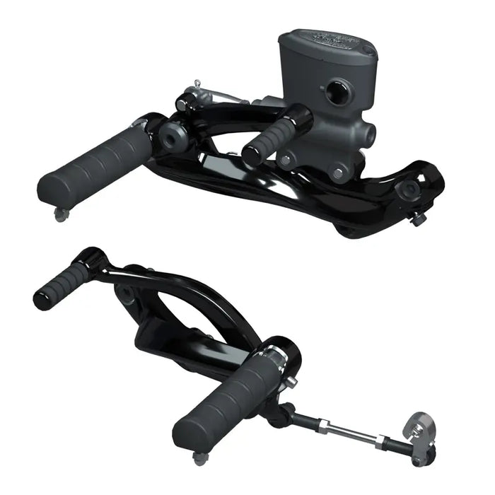 Mid Controls Motorcycle Indian Motorcycle Mid Foot Controls with Pegs, Cruiser Black | 2889214 ...