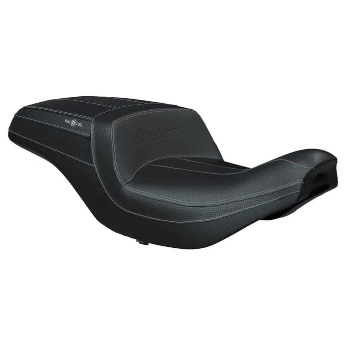 Indian Motorcycle ClimaCommand Syndicate Seat, Black | 2889582-VBA