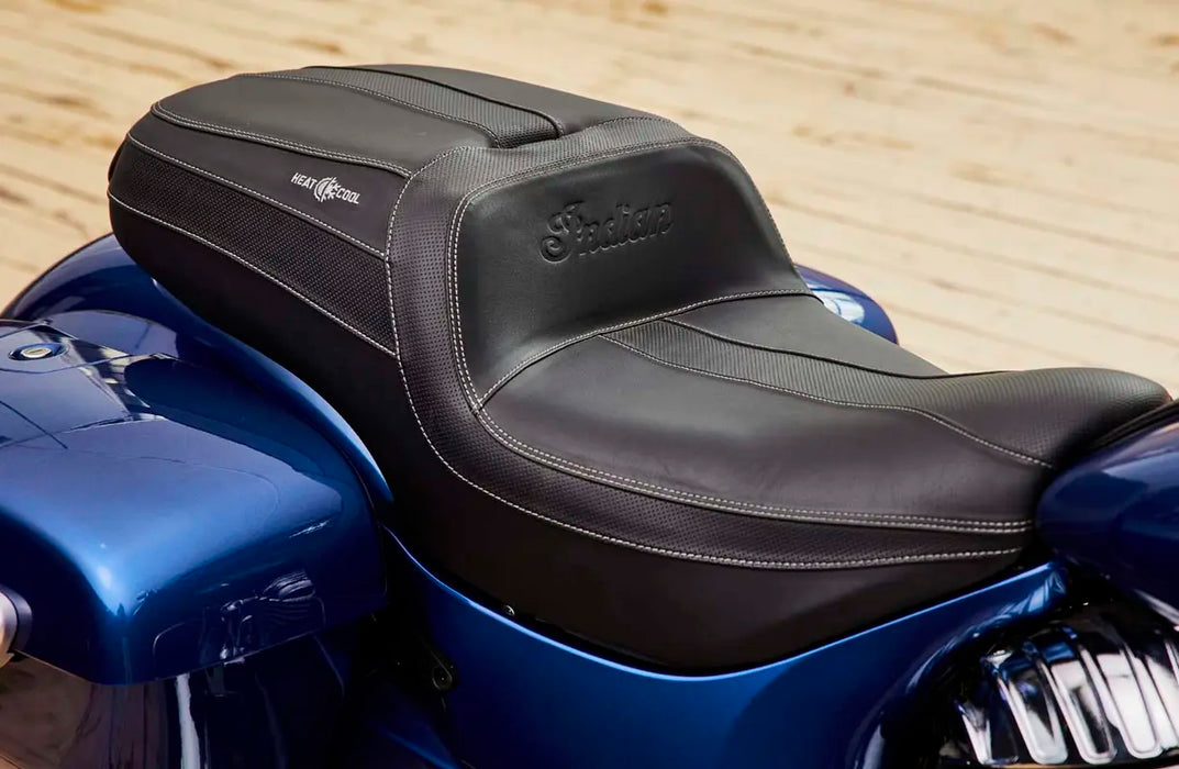 Indian Motorcycle ClimaCommand Syndicate Seat, Black | 2889582-VBA Indian Motorcycle ClimaCommand Syndicate Seat, Black | 2889582-VBA
